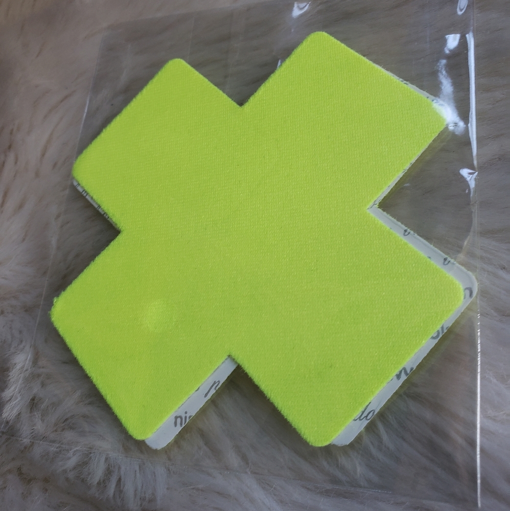 FREE w/ purchase: Neon green X pasties